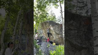 Video thumbnail de Nest Egg, V9 (sit). Little Cottonwood Canyon