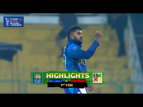 1st T20I | Sri Lanka vs Zimbabwe | Highlights | 14th January 2024