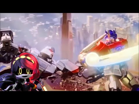 Transformers One - Optimus vs Megatron with Murder Drones Music "Bite Me" By @AJDiSpirito