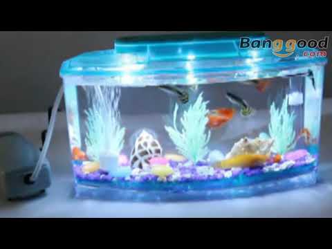 Aquarium Mini LED Light Fish Tank - Banggood.com