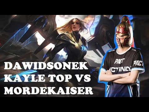 DAWIDSONEK - Kayle top vs new Mordekaiser | Challenger EUW 900LP