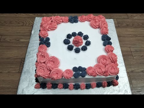 Cake Decoration By Cooking With Misbah/easy cake decoration#cakedecoration#cakedecorating#cakedesign