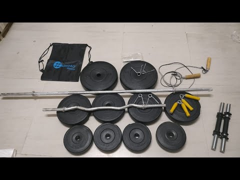 Unboxing Home GYM 50 kg Weight | Best Home GYM Kit | Hashtag Fitness Kit | # Dumbbells