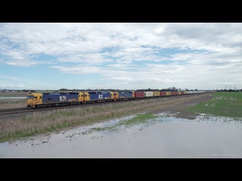 7902V Pacific National Mildura / Melbourne Container Train At Gheringhap (7/9/2022) PoathTV Railways