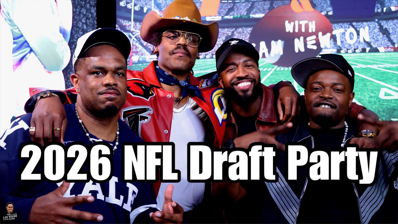 Lou Young & Trey Day take over Cam Newton's 4th&1 Draft Party 2026! *The Lou Young Show On The Go*