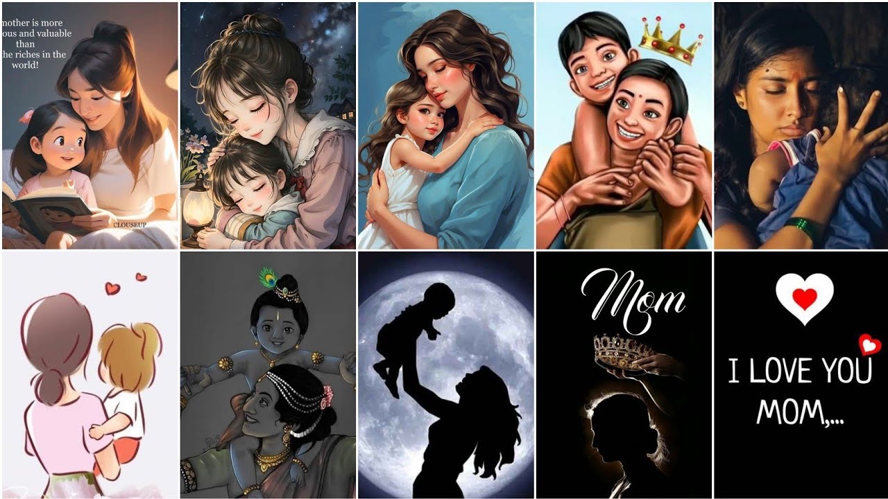 (part-3) 💚Mom Love DP For WhatsApp | I Love My Mom Dp Photo/pic/Image | Maa Dpz | Mother daughter dp