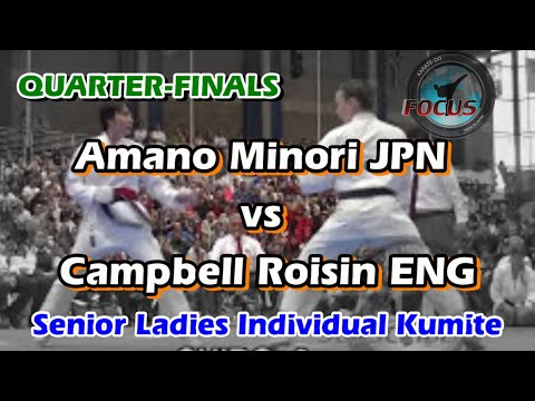 Amano Minori JPN vs Campbell Roisin ENG - Quarter Final