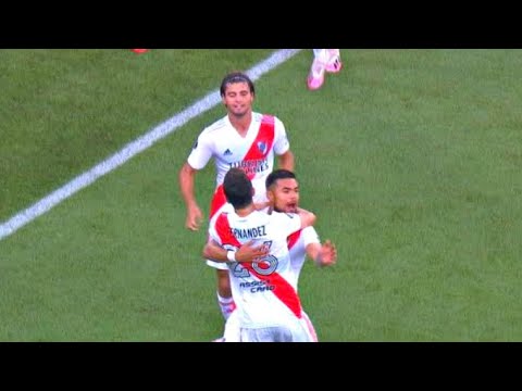 Gol de Paulo Díaz - River plate 1 - 1 Athletico Paranaense - Octavos (Ida) - Copa Libertadores 2020