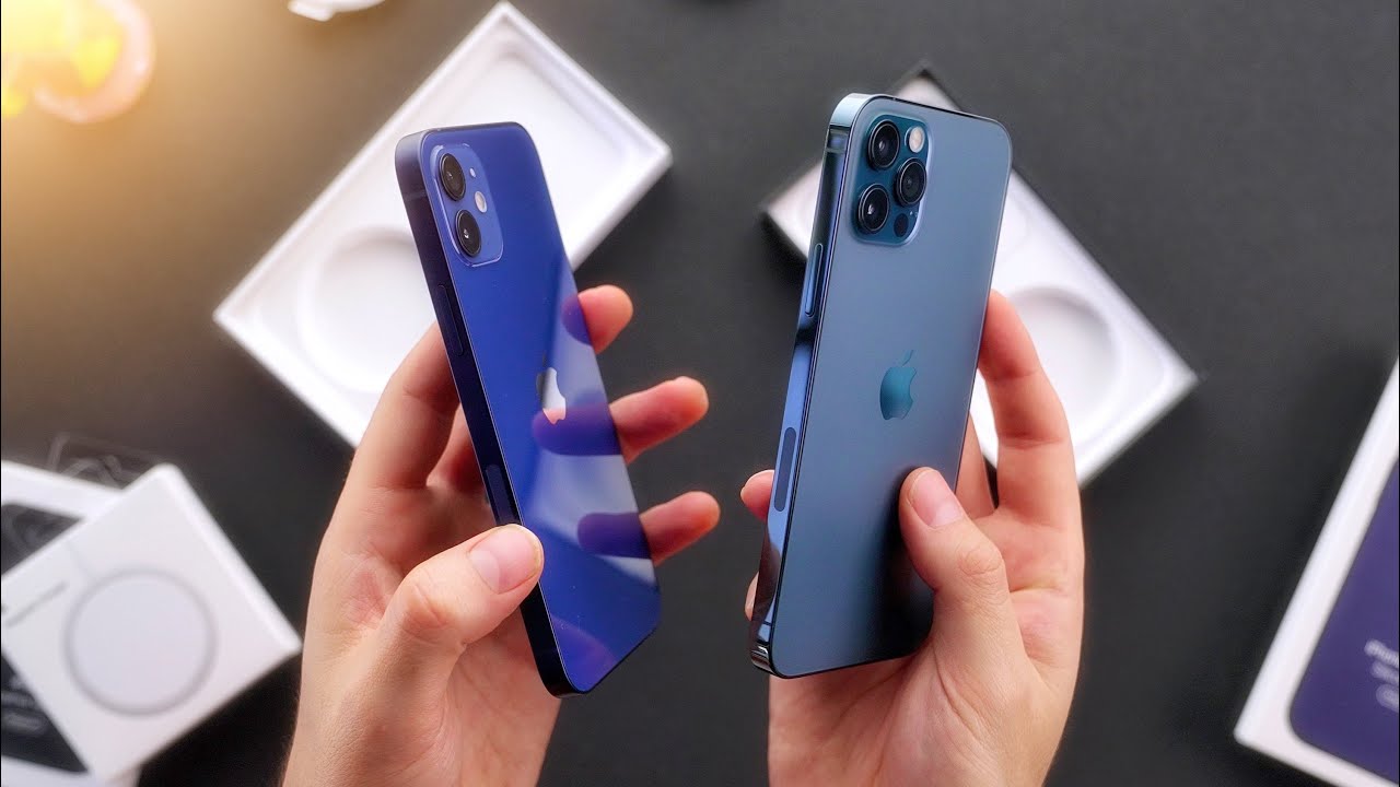 iPhone 12 Pro vs 12 Unboxing + 1 Week Later Review!
