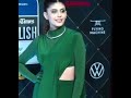 Sanjana Sanghi Flauunts Hot Figure Video Viral At National Quality Award Show 2023 Glamorous Look