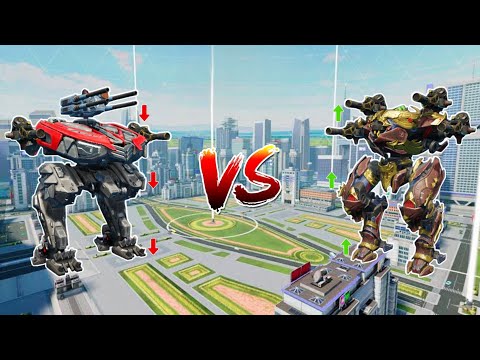 WR🔥 Luchador[Nerf] VS Heimdall[Buff] Weapon Comparison |WAR ROBOTS|