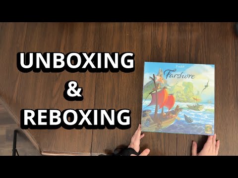 Everdell: Farshore - Unboxing & Reboxing - What's in the Box?