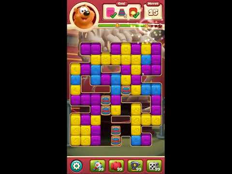 Toon Blast Level 7015 - NO BOOSTERS 🐻🐺🐱 | SKILLGAMING ✔️