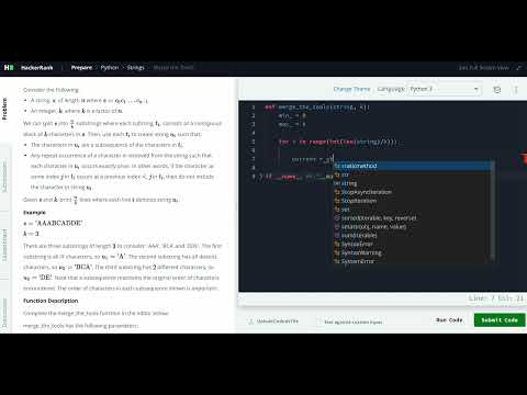 Hackerrank Python Solution 14 Strings Python Merge The Tools