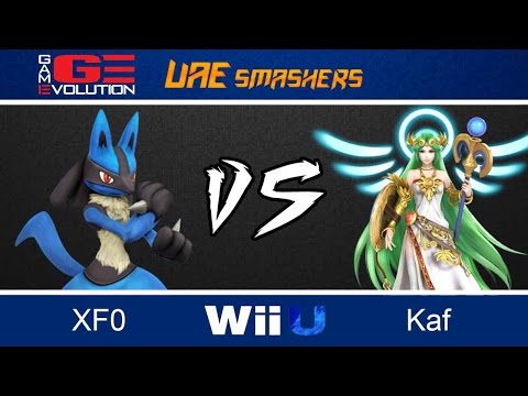 Game Evolution 2015 SSB4: KAF (Palutena, Greninja, Peach) vs XF0 (Lucario, Sheik) - LR3