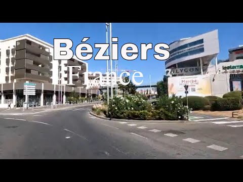 Béziers 4K - Driving- French region