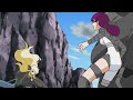 Cynthia And Garchomp Save Ash Dawn Brock From Team Galactic