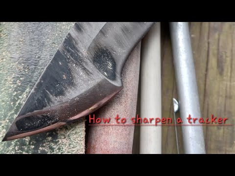 How to sharpen a Tracker knife