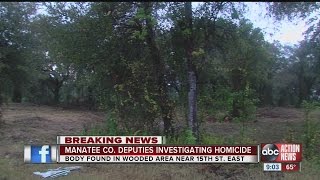 Manatee County deputies investigate homicide