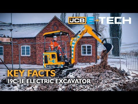 JCB 19C-1E Electric Mini Excavator - Key Facts