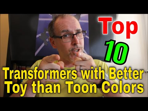 GotBot Counts Down: Top 10 Transformers with a Better Toy Over Toon Color Scheme