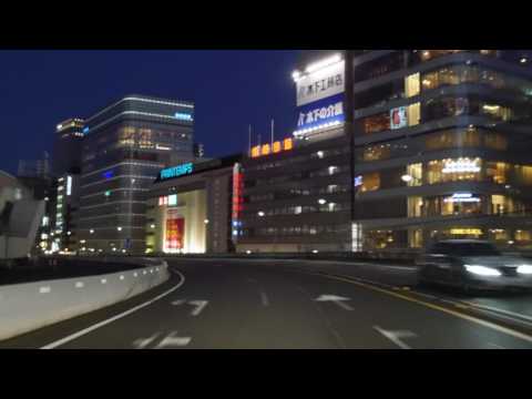 Tokyo night drive 4K 2016 首都高