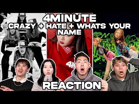 OUR FIRST TIME WATCHING 4MINUTE!