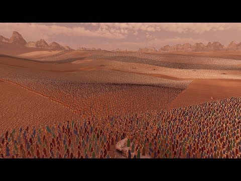 70,000 Roman Generals vs 4 Armies in Formation Ultimate Epic Battle Simulator 2