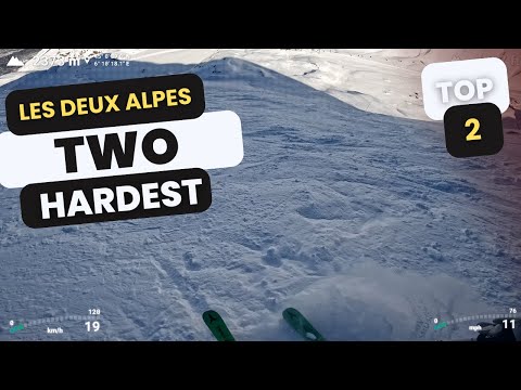 Les Deux Alpes - Most difficult black runs