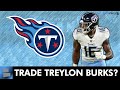 Tennessee Titans Rumors: TRADE Treylon Burks On Draft Night? Titans Draft Rumors