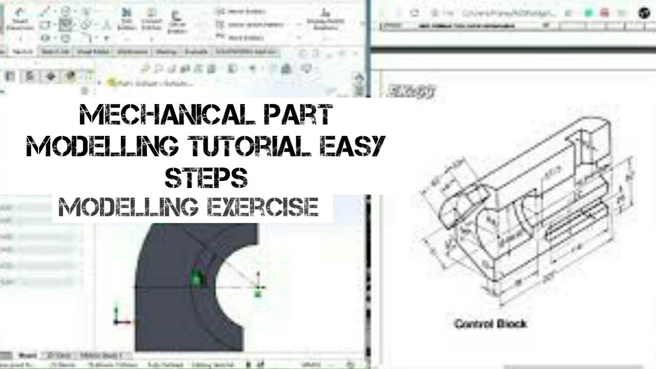 Solidworks Part Modelling Tutorial || Mechanical Part Modelling Made simple #4 || Exercise 63 CSWP