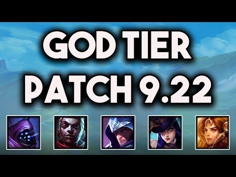 God Tier Champs For All Roles Patch 9.22 | Best Champions To Climb Solo Queue Tier List 9.22