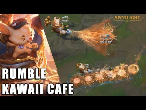 Rumble Kawaii Cafe Skin Spotlight PREVIA