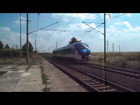 Průjezd vlaku Os 7007 (ČD 844.012) - Málkov, 24. 8. 2013