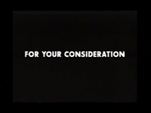 For Your Consideration Movie Trailer (2006) (VHS Rip)