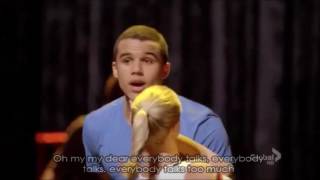 Glee - Everybody Talks (Full Performance with Lyrics)