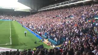 Leeds United fans singing: Marching On Together