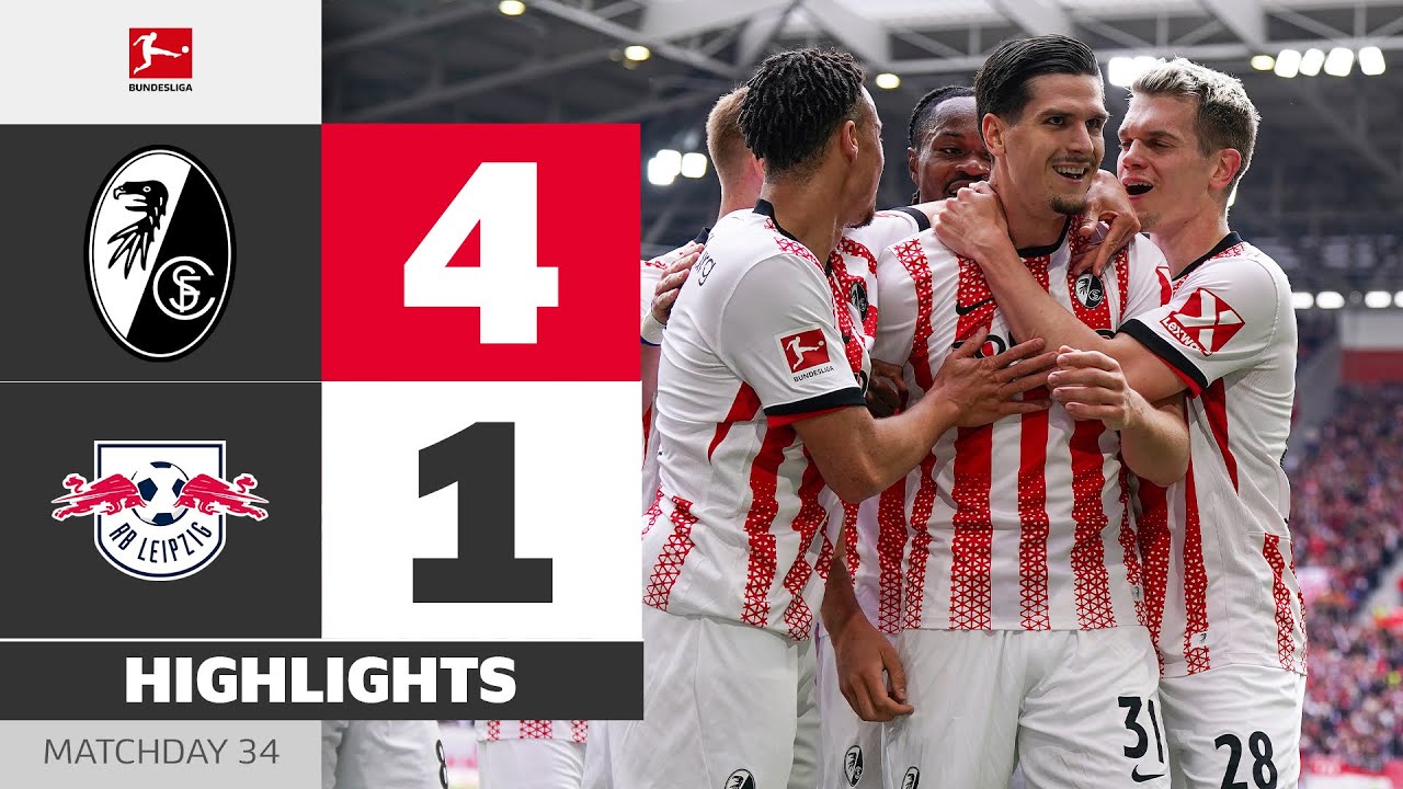 Sensational Victory At Home! | SC FREIBURG - RB LEIPZIG | Highlights | Matchday 34 – Bundesliga