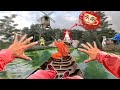 BRIDE Serbian Ballerina Cappuccina Vs 8 Spider Man Bros In Abandoned Windmill Sad Story POV