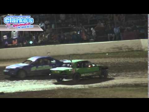 Production Sedans - C-Main - Australian Title - Gympie Speedway - 25.04.14