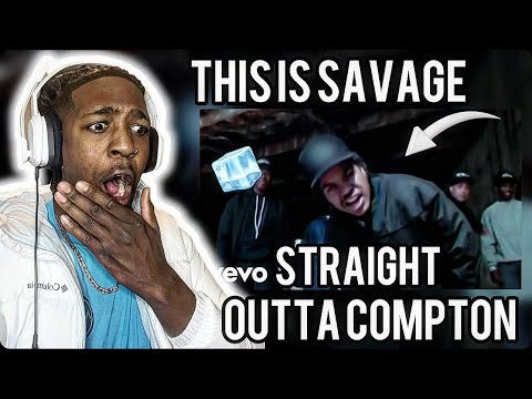 FIRST TIME HEARING NWA - Straight Outta Compton (OFFICIAL MUSIC VIDEO) (REACTION)
