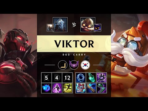 Viktor Carry vs Corki - KR Master Patch 25.20
