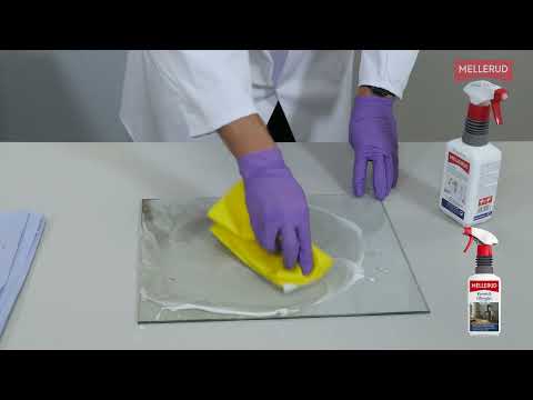 Kaminscheibe mühelos reinigen | MELLERUD Kamin & Ofenglas Reiniger