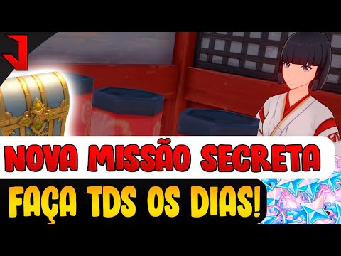 FAÇA TODOS OS DIAS A NOVA MISSÃO DO ROLINHO DA SORTE DE INAZUMA! GENDOU RINGO | GENSHIN IMPACT
