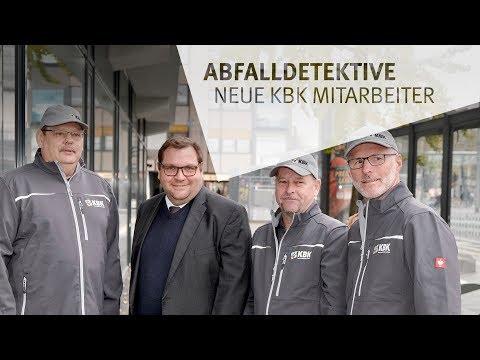 Abfalldetektive des Kommunalbetriebs Krefeld (KBK)
