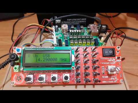 Home made 6.1 SSB transceiver - RX test