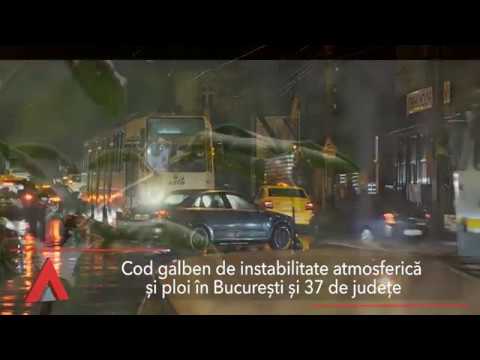 Stiri Mediafax 19 Iunie - Cod galben de vijelii până diseară