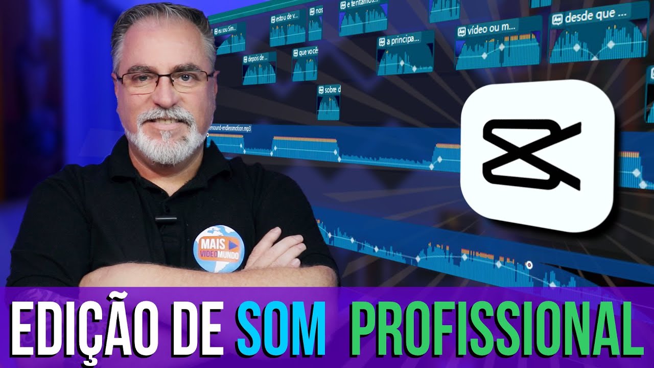 Como EDITAR SOM com QUALIDADE PROFISSIONAL no CAPCUT para PC | Maisvideomundo #207