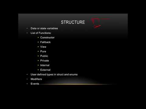 Become a Blockchain Developer: Ethereum + Solidity + Project - video5 SMART CONTRACT IN SOLIDITY