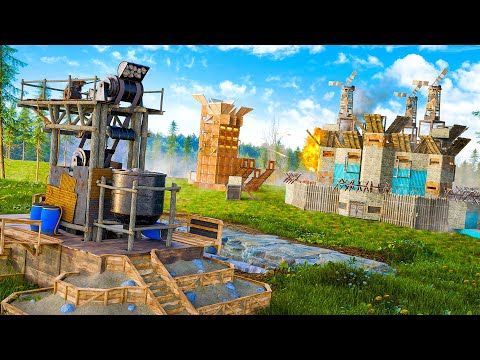 11,000 HOUR SOLO DEFENDS HQM QUARRY (1v25 Raid Defense)